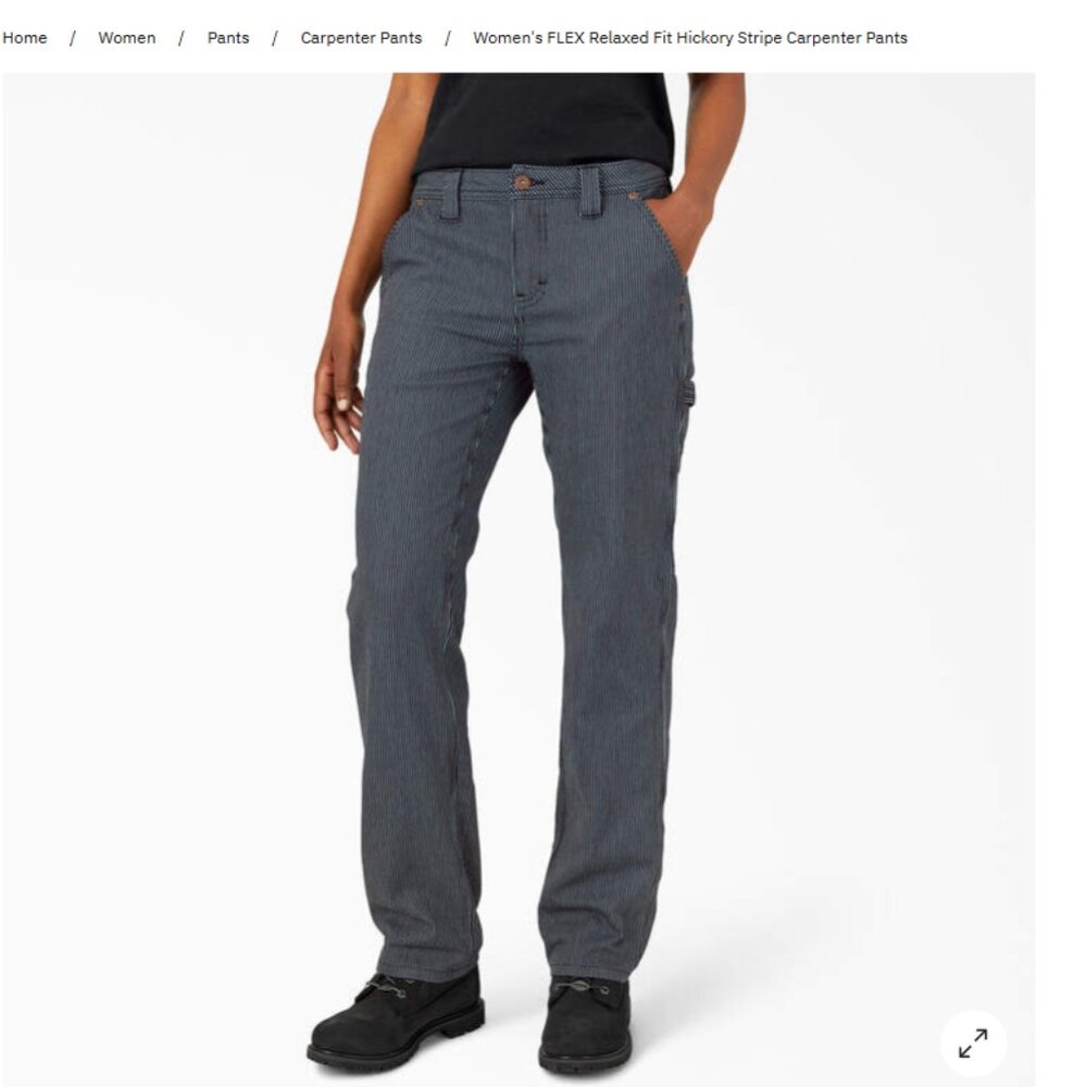 NWT Dickies Striped Carpenter Pants SIze 12/32